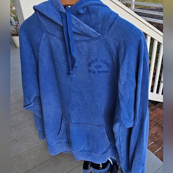 Victoria's Secret PINK Good Vibes All The Time Pullover hoodie pre owned medium - Picture 10 of 11